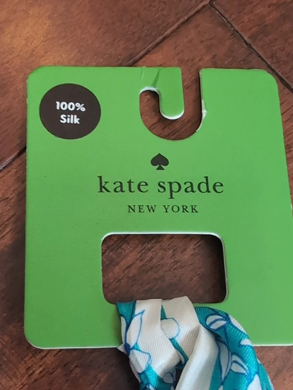 kate spade Blue and White Floral Head Wrap